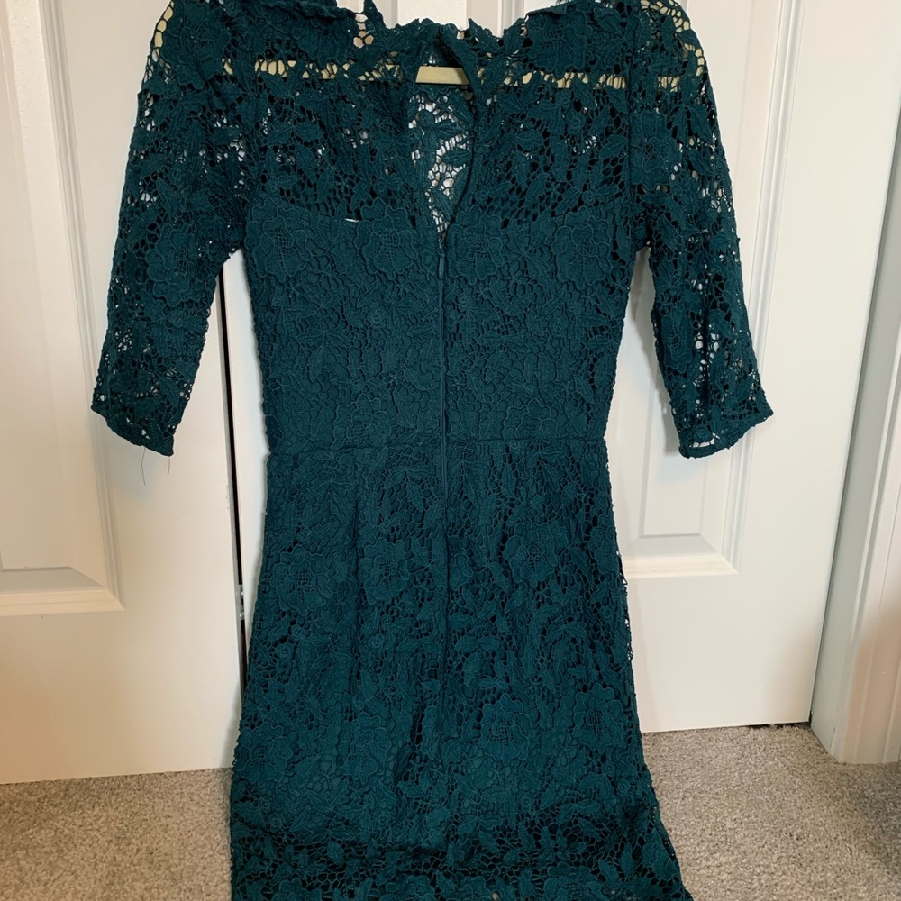 Midi green dress